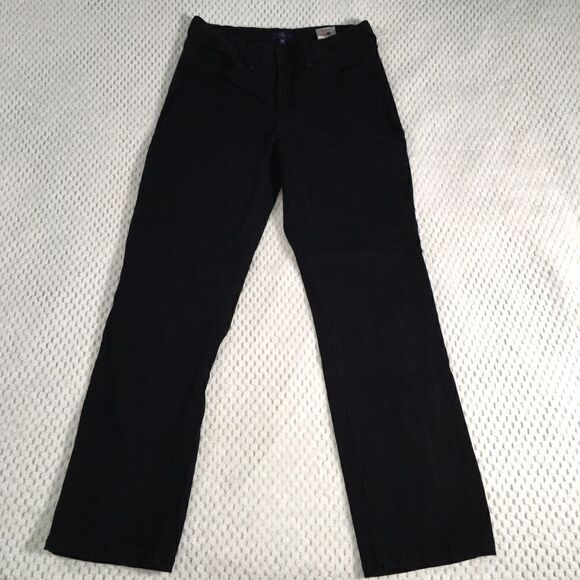 NYDJ Jeans Straight Size 12 Black - Picture 2 of 10